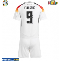 Deutschland Niclas Fullkrug #9 Heimtrikotsatz Kinder EM 2024 Kurzarm (+ Kurze Hosen)